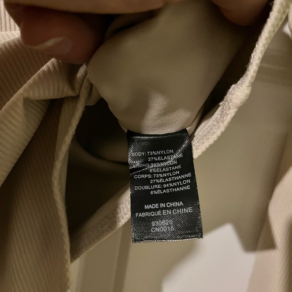 House of Harlow 1960 Tan Ribbed Bodysuit - Picture 4 of 6